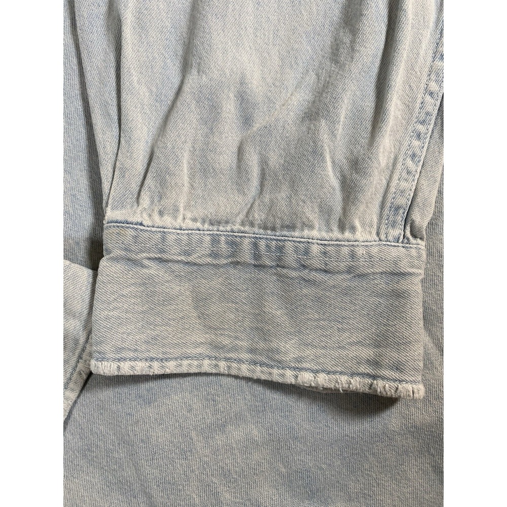 Harley Davidson Men's XL Long Sleeve Vintage Button Up Denim Shirt - Picture 16 of 16